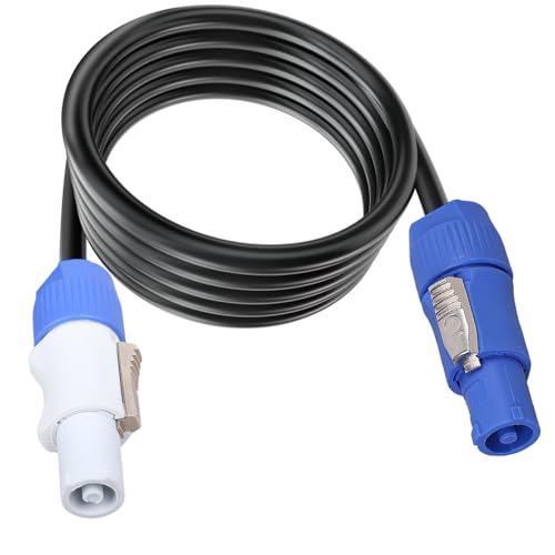 Image of 3 Pin PowerCon Power Cable AC PowerCon Input to Output 12AWG Power Extension Cable Fits for Stage Light,LED Screen Beam Moving Head Light, Audio Video Equipment and More (3.05M /10FT)