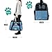 PetAmi Airline Approved Pet Carrier for Cat, Soft Sided Dog Carrier for Small Dogs, Cat Travel Supplies Accessories for Indoor Cats, Ventilated Pet Carrying Bag Medium Large Kitten Puppy, Small Blue