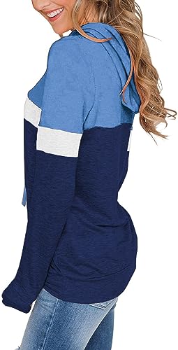 Image of MixShe Women's 2026 Fall Long Sleeve Hoodie Pullover Sweatshirt Lightweight Casual Tops Blouse