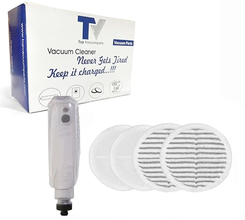 TOP VACUUM PARTS Replacement Water Tank for Bissell SpinWave Hard Floor Spin Mop Cleaner 2039A, 2315A Series # 1611570 with 2 Soft, 2 Scrubby Pads, 1611297 and 1611298