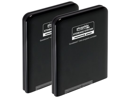 Plugable SATA HDD Case for Plugable Storage System Drives - Protective Hard Cases (2-Pack) for 2.5 Inch SATA Drives by Plugable: PSS-DD1, PSS-SDH1, PSS-SDC1