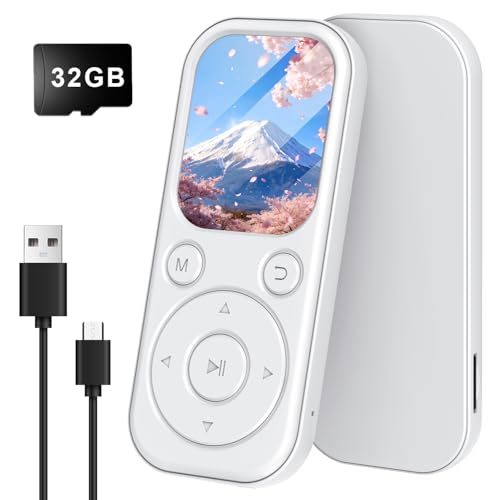MP3�v���[���[ ���y�v���[���[ Bluetooth5.3 �y�o�����u���[�g�D�[�X�E�y�ʂŃX�g���X�Ȃ��z ���@�\�f�W�^���I�[�f�B�I�v���[���[ HIFI���X���X 32GB�������[�t�� TypeC�[�q�ŋ}���[�d�P �����_���Đ� ���x�Đ� �����L������ �R���p�N