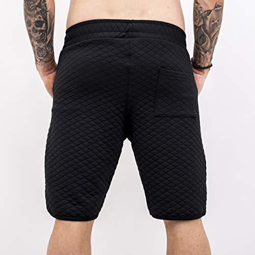 Bermuda Moletom Matelassê Polo Fish (PRETA, G)