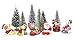 JUNKE 12 PCS Miniature Christmas Decorations Miniatures Mini Resin Desktop Christmas Ornaments Christmas Trees, Santa, Panda, Penguin, Reindeer, Dog, Bear, Xmas Gifts for Girls Boys Kids (12 Pieces)