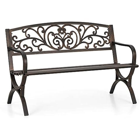 Sophia & William 50" Metal Outdoor Bench Cover
