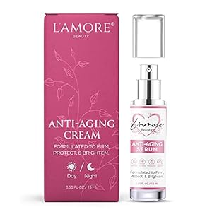 L'AMORE BEAUTY Anti Aging Cream - Wrinkle Cream For Face - Face Moisturizer For Women - Retinol Cream For Face - Collagen Face Cream - Peptide Face Cream - Daily Facial Moisturizer, 15ml