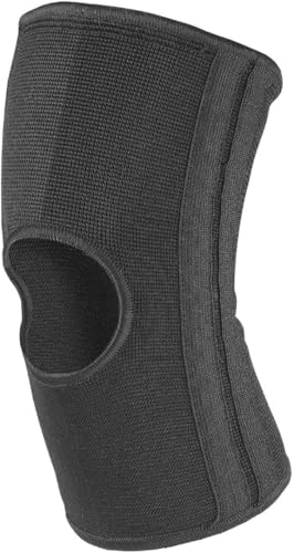 MUELLER Sports Medicine Elastic Knee Stabilizer, Knee Pain Relief Support for Men and Women, Ideal for Arthritis, Sprains, Swelling, Black, Large/X-Large