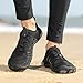 Hike Barefoot Shoes Women and Men, Wide Toe Box Non-Slip Water Shoes Unisex, Lightweight Breathable Minimalist Footwear for Walking, Running, Hiking, Beach Daily Outdoor Activities A-Black