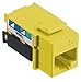 Bryant Electric NSJ5EY, Data, Cat-5e Jack, Yellow