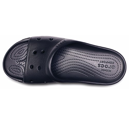 CROCS Classic Crocs Slide - Black - M10W12 , 206121-001-M10W12, Unisex Adult , Black , M10W12