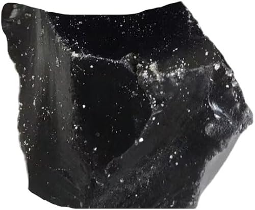Piedras preciosas de obsidiana natural curativas, piedras preciosas crudas de una pieza para decoración de la oficina en el hogar, pulir, curación