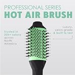 Brosse à cheveux sèche-cheveux professionnelle 5-en-1 par MINT | Brosse à cheveux ionique puissante éliminant les frisottis | Brosse soufflante lisse et redresse | Brosse à air chaud volumisante pour cheveux fins/épais