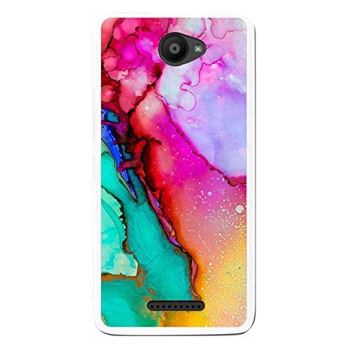 Tumundosmartphone Funda Gel TPU para Bq Aquaris U/U Lite diseño Mármol 15 Dibujos