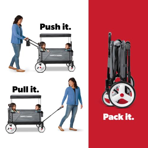 Image of Radio Flyer City Luxe Stroll 'N Wagon, for Ages 1+, Stroller Wagon for Kids