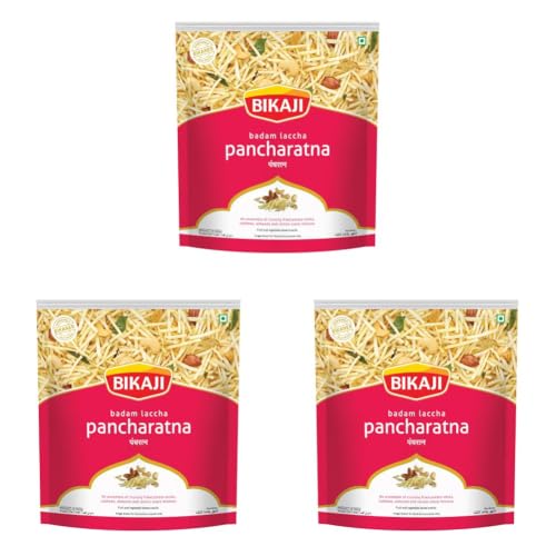Image of Bikaji Badam Laccha Pancharatna, 350g (Pack of 3)