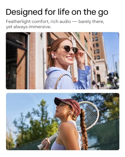 Image of SHOKZ OpenDots ONE-Open-Ear Headphones, Clip-On Earbuds-Wireless Bluetooth Earbuds with Microphone-Secure, Lightweight, Comfort-Premium Dolby Audio-Water Resistant-Fast Charging-Up to 40 hrs Playtime