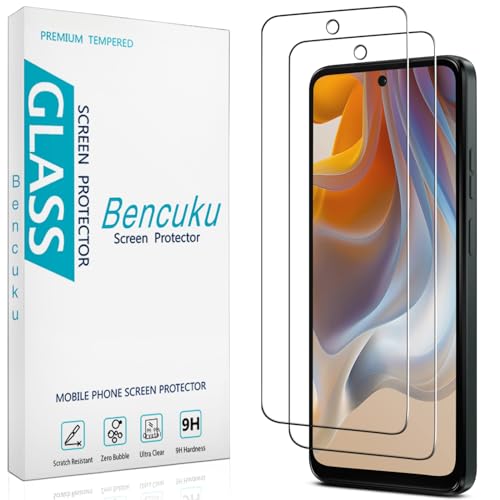 Bencuku 2 Pack Designed for Motorola Moto G 5G (2025) Tempered Glass Screen Protector Anti Scratch Bubble Free