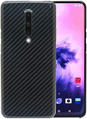 Oneplus 7 Pro Case, 0.7mm Ultra Thin Luxury Real Aramid Fiber [Real Body Armor Material] Carbon Fiber Pattern Protective Case Cover for Oneplus 7 Pro 1+ 7Pro (Glossy Black)