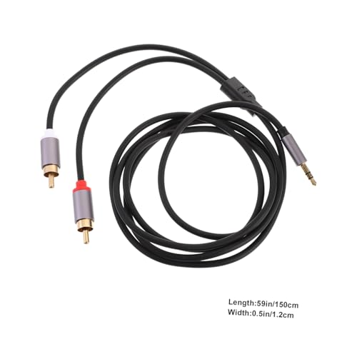 Adaptador Cable de Audio Hemobllo 1.5m Jack 3.5mm miniatura 2