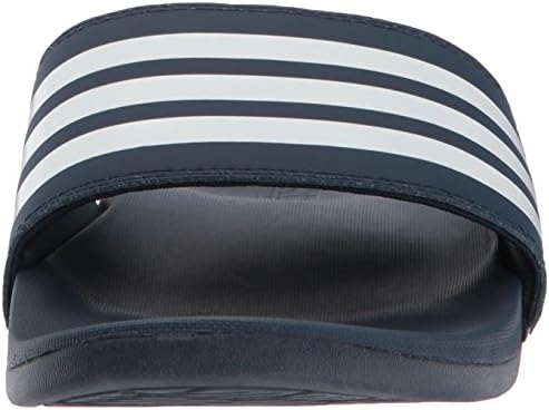 adidas Women's Adilette Comfort Slides Sandal, Collegiate Navy/White/Collegiate Navy, 8 | Image 1