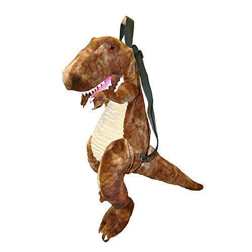 Great Gizmos Rex: Mochila infantil con diseño de dinosaurio  color marrón  46 cm