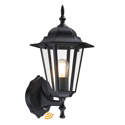 Outdoor Wall Lantern with Dusk to Dawn Sensor