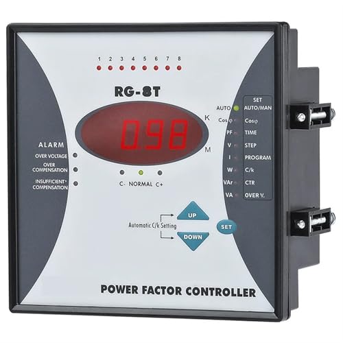 Contrôleur de facteur de puissance électronique RG-8T pour condensateurs 220VAC