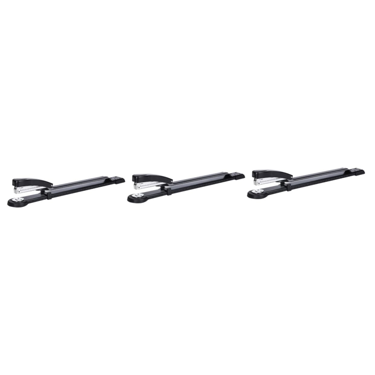 TEHAUX 3pezzi Arm Stapler Multi-function Office Stapler Per Rilegatura e Cucitura Design Per e Scuola Colore Resistente e Trasportare