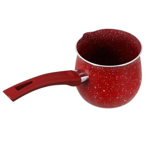 Mikinona Stainless Steel with Pot Strainer Lid Small Saucepan Butter Warmer for Kitchen