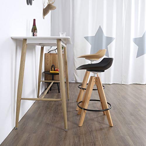 Jbdda Nordic Light Luxury Bar Chair Simple Net Red Bar Stool Front Desk Cafe Restaurant Leisure Back High Stool (Color : D) #TOP5