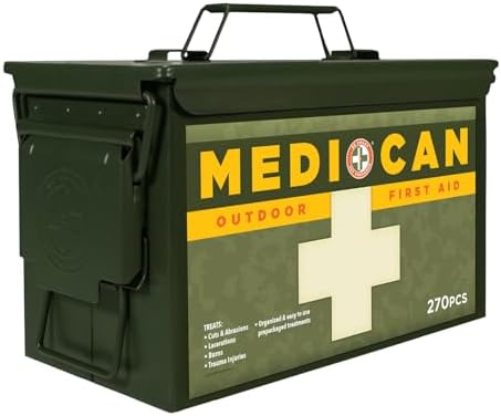Be Smart Get Prepared 270Piece Medi+Can First Aid & Advance Wound Care Kit (Packaging may vary)
