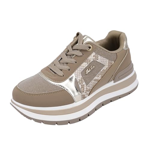 JOMIX Scarpe Donna con Zeppa Sneakers Ginnastica Comode e Traspiranti