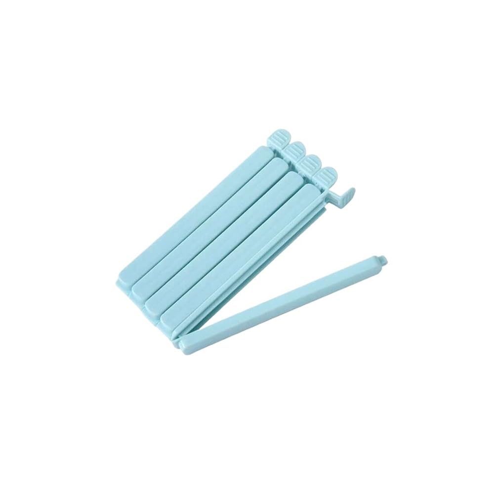 Portable Sealing Bag Clips Universal Kitchen Food Snack Seal Sealer Clamp Tools(C 5PC)