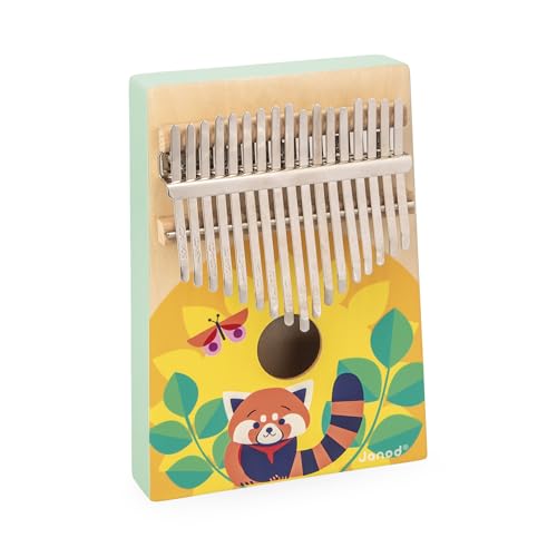 Kalimba enfant en bois Janod, le cadeau d'anniversaire idéal pour l'éveil musical dès 3 ans