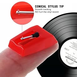 ZKSXOA 3 Pcs Tourne Disque Aiguille, Aiguille Tourne Disque, Universelles Aiguille Tourne Disque Aiguilles Diamant de Stylet de Remplacement Aiguille pour Vinyl Tourne-Disque Accessoires, Rouge - Les Beatles, Paul McCartney, John Lennon, RIngo Starr, George Harrison ZKSXOA 3 Pcs Tourne Disque Aiguille, Aiguille Tourne Disque, Universelles Aiguille Tourne Disque Aiguilles Diamant de Stylet de Remplacement Aiguille pour Vinyl Tourne-Disque Accessoires, Rouge – Image 3
