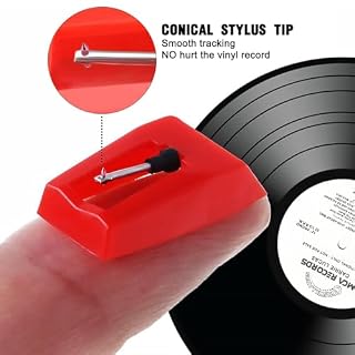 ZKSXOA 3 Pcs Tourne Disque Aiguille, Aiguille Tourne Disque, Universelles Aiguille Tourne Disque Aiguilles Diamant de Stylet de Remplacement Aiguille pour Vinyl Tourne-Disque Accessoires, Rouge - Les Beatles, Paul McCartney, John Lennon, RIngo Starr, George Harrison ZKSXOA 3 Pcs Tourne Disque Aiguille, Aiguille Tourne Disque, Universelles Aiguille Tourne Disque Aiguilles Diamant de Stylet de Remplacement Aiguille pour Vinyl Tourne-Disque Accessoires, Rouge – Image 3