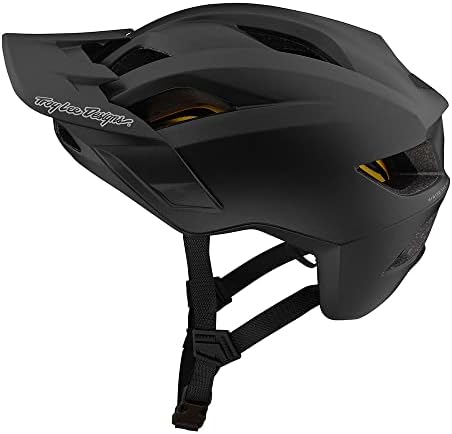 Troy Lee Designs Flowline Bicycle Helmet for Max Ventilation Lightweight EPS Racing Downhill DH BMX MTB - Youth (Orbit-Black, OSFA)