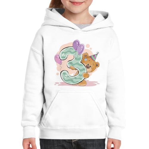 Sweat à capuche enfant 3 ans illustration ourson