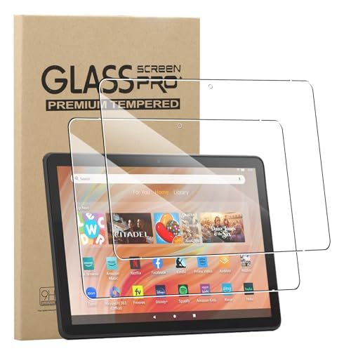 MEMELOKA Schutzfolie für Amazon Fire HD 10(2023), 2 Stück [Hohe Empfindlichkeit][Anti-Bläschen][Anti-Fingerabdruck] 9H Festigkeit Anti-Kratzen Gehärtetes Glas Bildschirmschutz