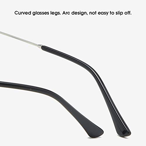 Óculos, Andoer LG8815 Blue Light Blocking Óculos Frame Light Plastic & Metal Eyeglasses Frame para h