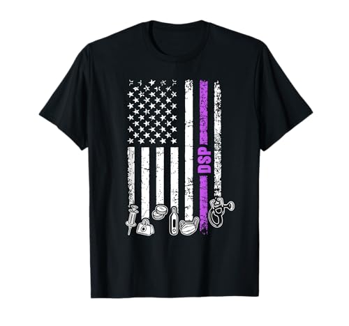 Funny American Flag DSP Day Tee For Women Men T-Shirt