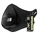 Training Mask 3.0 [EVA Case Included] Workout Elevation Performance Fitness Mask for Running and Breathing Mask, Cardio Mask, Official Training Mask Used by Pros (All Black + Case, Medium)