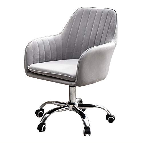 Siège de bureau velours confortable ergonomique et réglable
