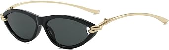 COTIA 2025 Fashion Cat Eye Sunglasses Women Men Personality Oval Cateye Y2k Irregular Punk Hip Hop Sun Glasses