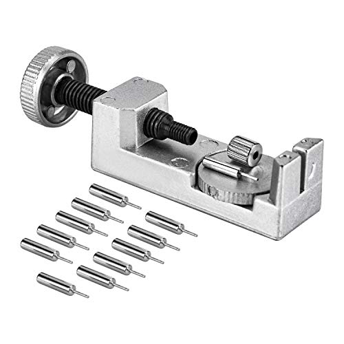 Coyaho Watch Link Remover Kit, Watch Band Tool Link Removal Tool Watch Pin Removal Tool Watch Sizing Tool, Watch Band Link Remover with 12 Extra Punch Pins
