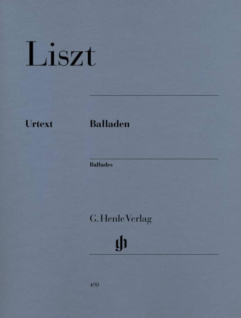 Ballads piano Liszt G. Henle Verlag Paperback