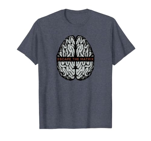 Escape THE Matrix T-Shirt, Men, Heather Blue, 5X-Large