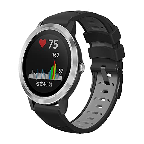 Correa de silicona ágata para reloj Garmin Vivoactive y Forerunner 4