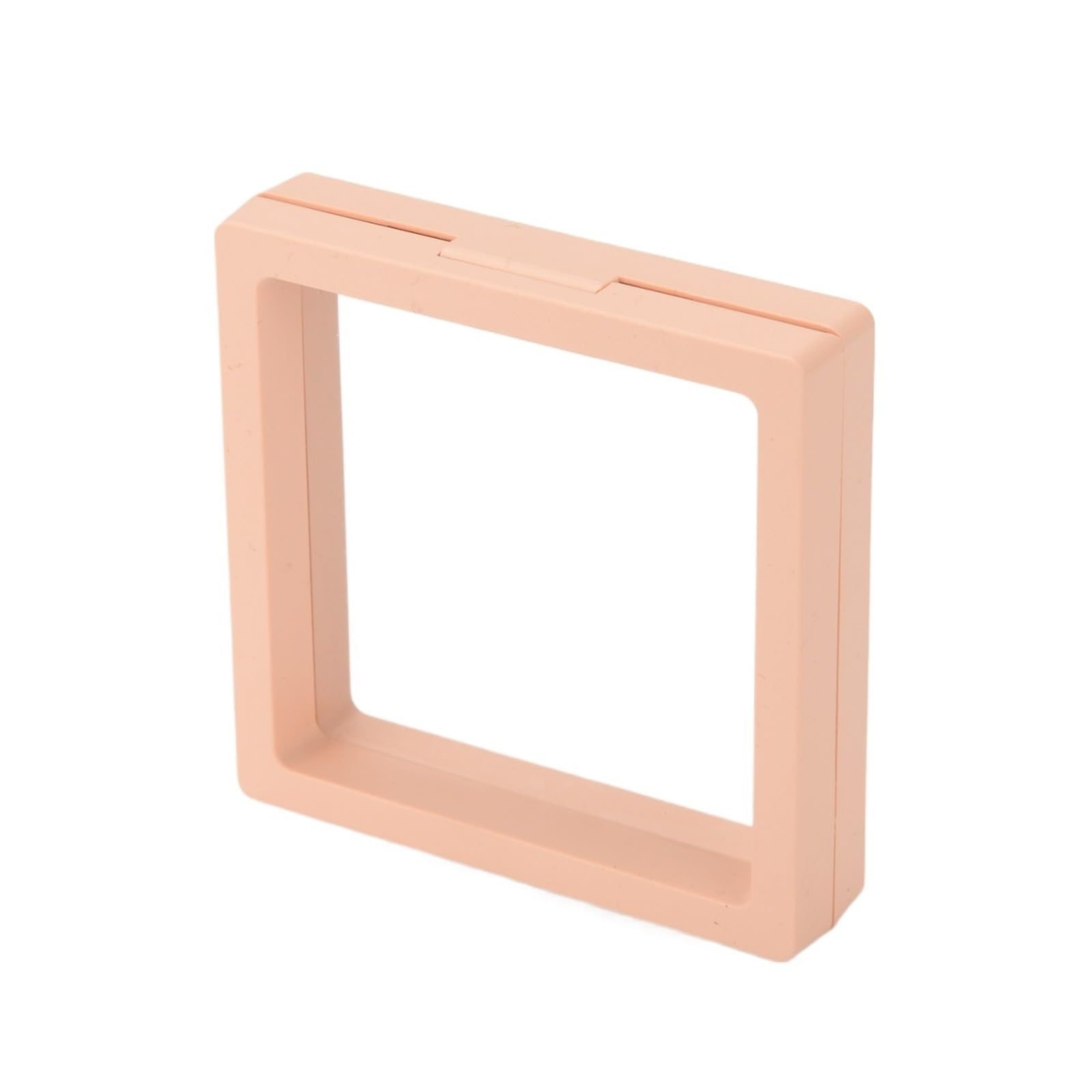 20pcs Colorful Travel PE Film Jewelry Storage Box Set Rings Bracelet Coin Gems Organizer 3D Floating Frame Dustproof Exhibition Decor For Earring Necklace Bracelet(Beige,11cm)