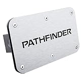 Au-Tomotive Gold Brushed Stainless Steel Class II Hitch Plug for Nissan Pathfinder